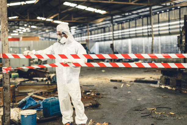 Professional Hoarding Cleanup technician working in Sevier, UT